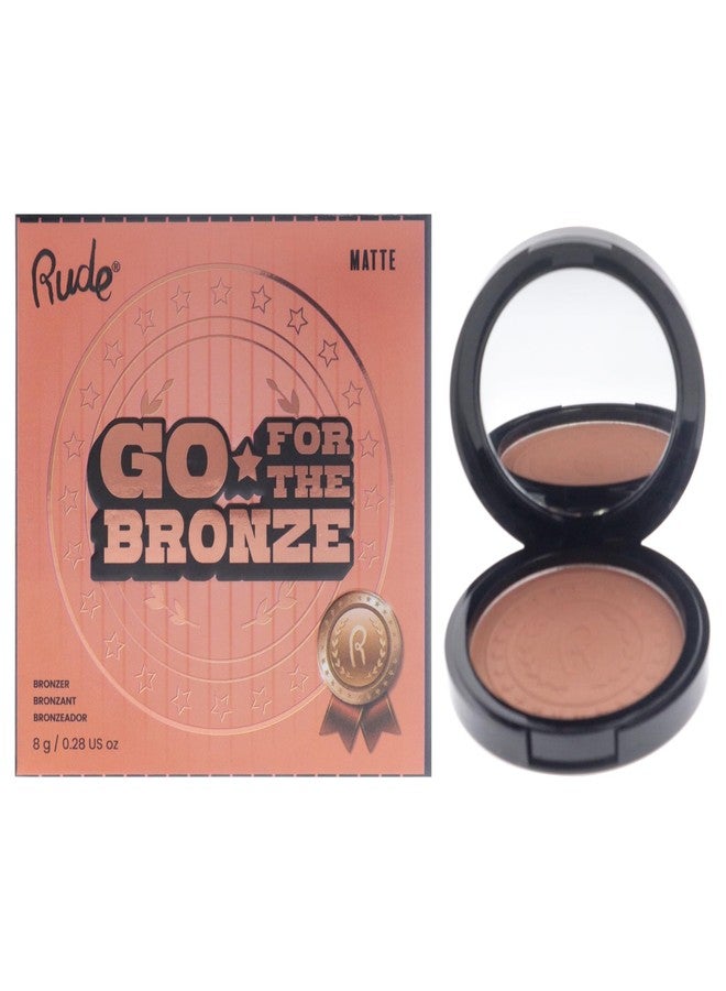 RUDE cosmetics Go for the Bronze - Third On The Podium by Rude Cosmetics for Women - 0.28 oz Bronzer - Image 1